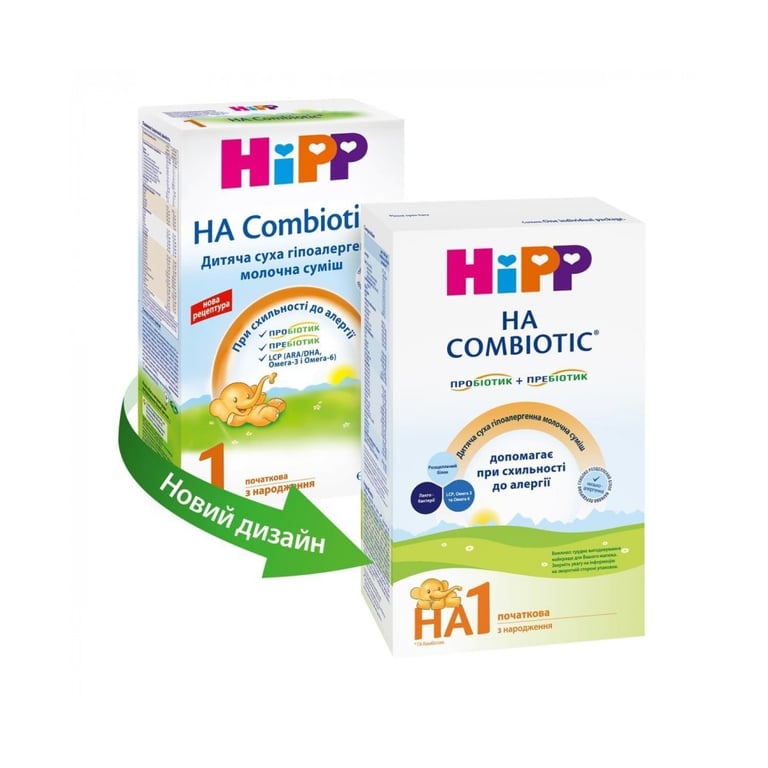 Дитяча суміш HiPP 1 Гіпоалергенна HA Combiotic початкова 350 г (9062300130376) - фото 2