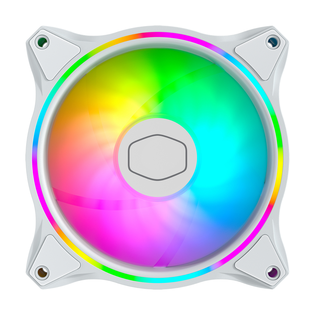 Кулер до корпусу CoolerMaster MasterFan MF120 Halo 3in1 White Edition (MFL-B2DW-183PA-R1) - фото 3 Кулер до корпусу CoolerMaster MasterFan MF120 Halo 3in1 White Edition (MFL-B2DW-183PA-R1) - фото 3