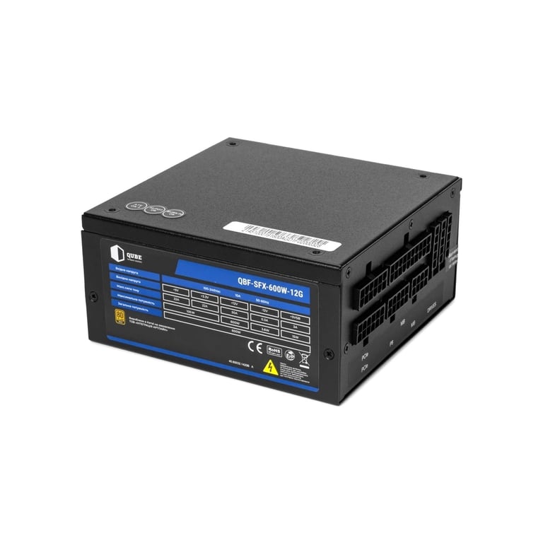 Блок живлення Qube 600W (QBF-SFX-600W-12G) - фото 2