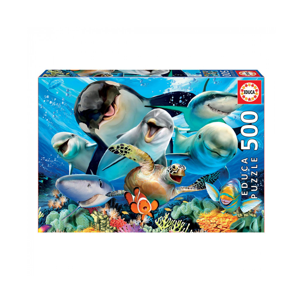 Пазл Educa Підводне селфі 500 елементов (6425285) Пазл Educa Підводне селфі 500 елементов (6425285)