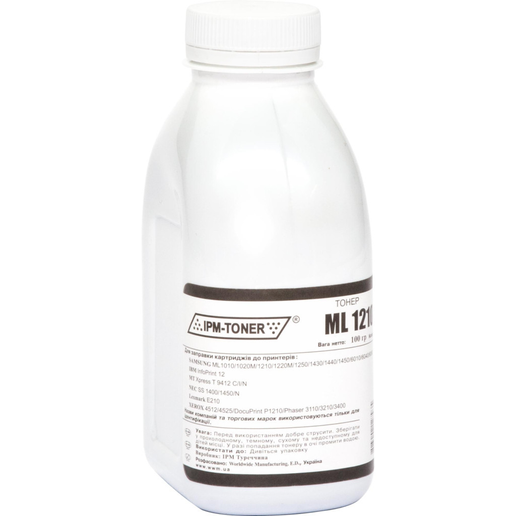 Тонер SAMSUNG ML-1210/1220/1250/4500 фасовка IPM (TB57-P1) - фото 1 Тонер SAMSUNG ML-1210/1220/1250/4500 фасовка IPM (TB57-P1) - фото 1
