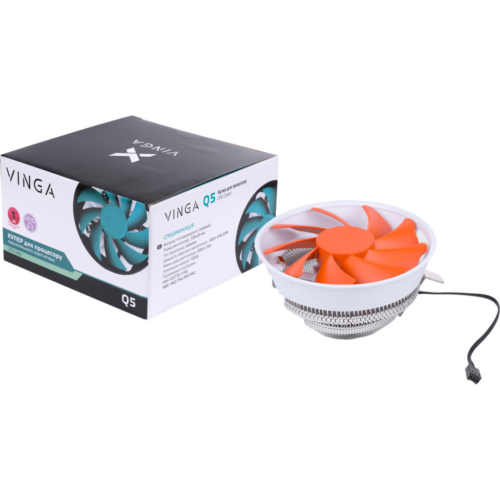 Кулер до процесора Vinga Q5 - фото 11 Кулер до процесора Vinga Q5 - фото 11