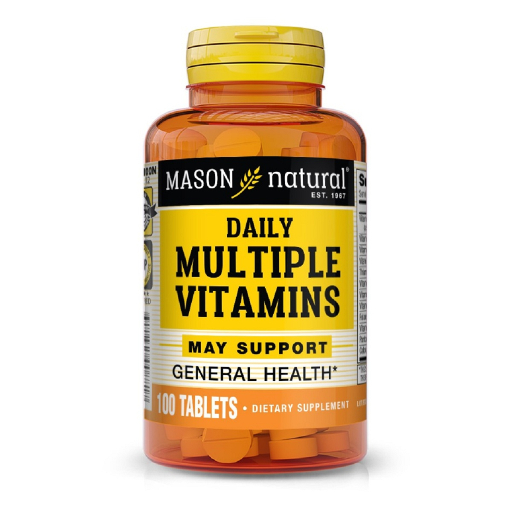 Мультивітамін Mason Natural Мультивітаміни на кожен день, Daily Multiple Vitamins, 100 т (MAV00881)