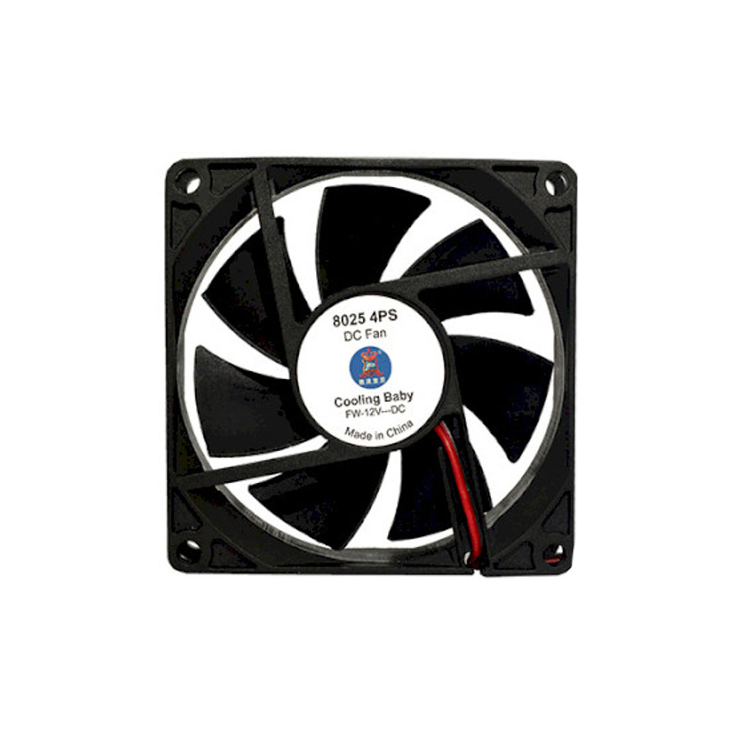 Кулер до корпусу Cooling Baby 8025 4PS Кулер до корпусу Cooling Baby 8025 4PS