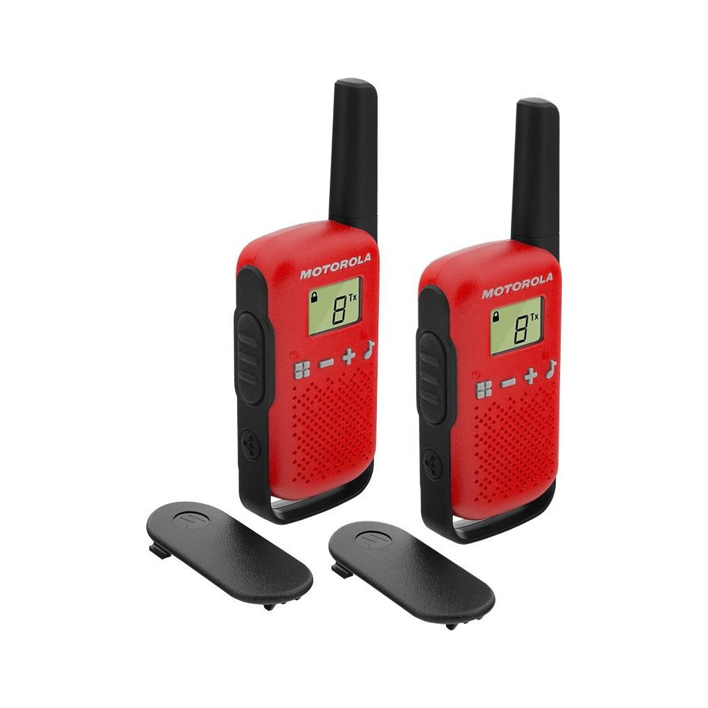 Портативна рація Motorola TALKABOUT T42 Red Twin Pack (B4P00811RDKMAW) - фото 1