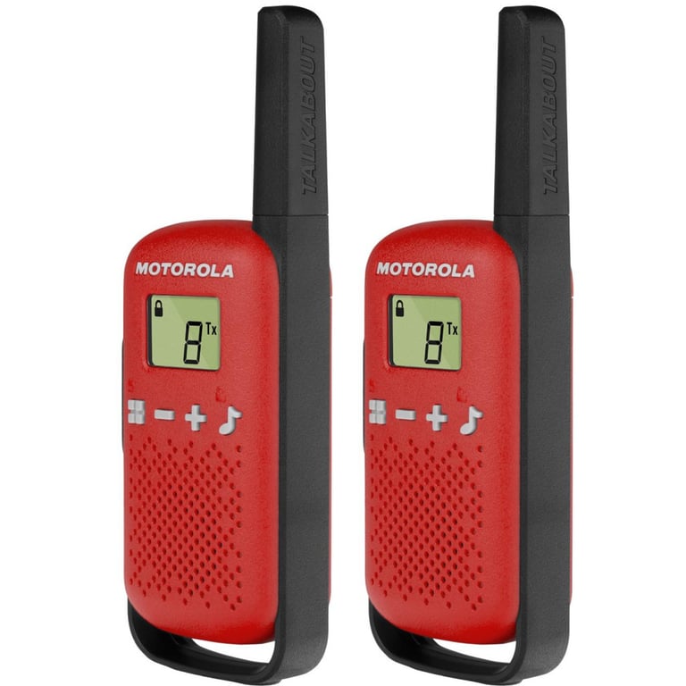Портативна рація Motorola TALKABOUT T42 Red Twin Pack (B4P00811RDKMAW) - фото 3