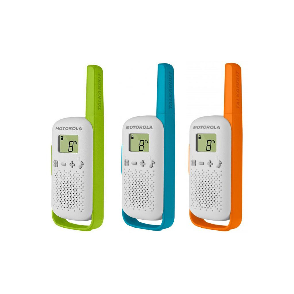 Портативна рація Motorola TALKABOUT T42 Triple Pack (B4P00811MDKMAW) - фото 3 Портативна рація Motorola TALKABOUT T42 Triple Pack (B4P00811MDKMAW) - фото 3