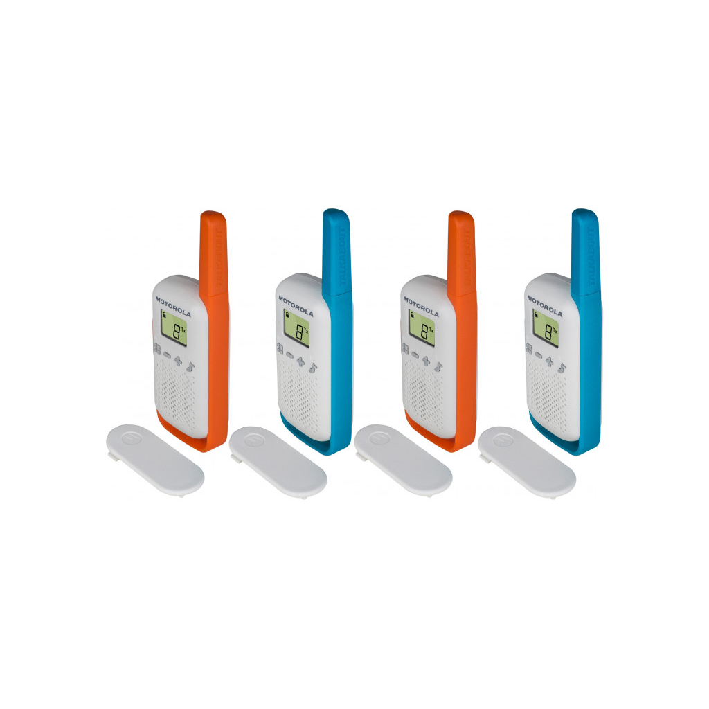 Портативна рація Motorola TALKABOUT T42 Quad Pack (B4P00811MDKMAQ) - фото 1 Портативна рація Motorola TALKABOUT T42 Quad Pack (B4P00811MDKMAQ) - фото 1