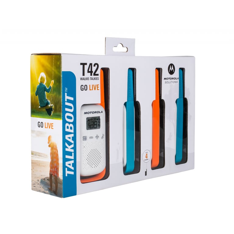 Портативна рація Motorola TALKABOUT T42 Quad Pack (B4P00811MDKMAQ) - фото 4