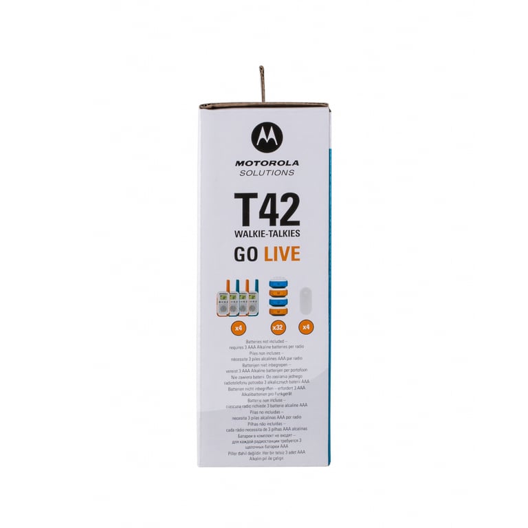 Портативна рація Motorola TALKABOUT T42 Quad Pack (B4P00811MDKMAQ) - фото 7