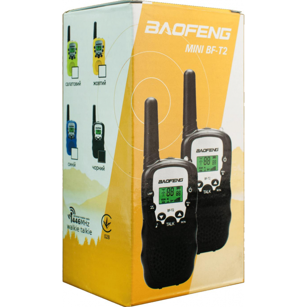 Портативна рація Baofeng MiNi BF-T2 PMR446 Green (MiNiBFT2_G) - фото 7 Портативна рація Baofeng MiNi BF-T2 PMR446 Green (MiNiBFT2_G) - фото 7