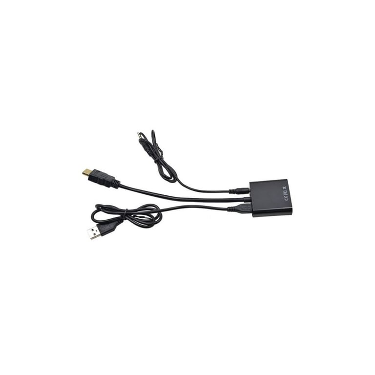 Перехідник ST-Lab HDMI male to VGA F (з кабелями аудіо і живлення від USB) (U-990) - фото 6