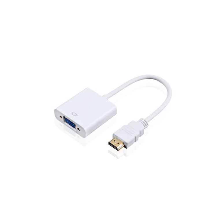 Перехідник HDMI M to VGA F (з кабелями аудіо і живлення від USB) ST-Lab (U-990 white) - фото 1