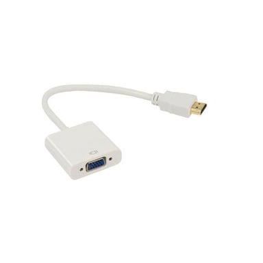 Перехідник ST-Lab HDMI male - VGA F (без додаткових кабелей) (U-990 Pro BTC white) - фото 1