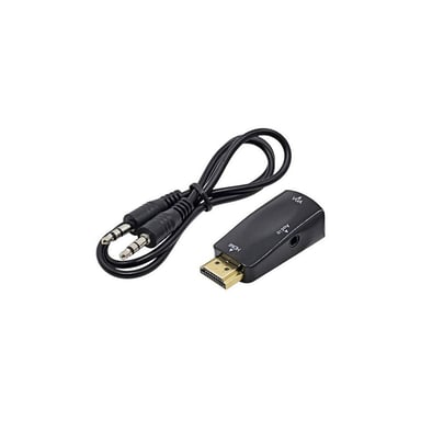 Перехідник ST-Lab HDMI male (PC/laptop) - VGA F(Monitor) (U-991 black) - фото 1