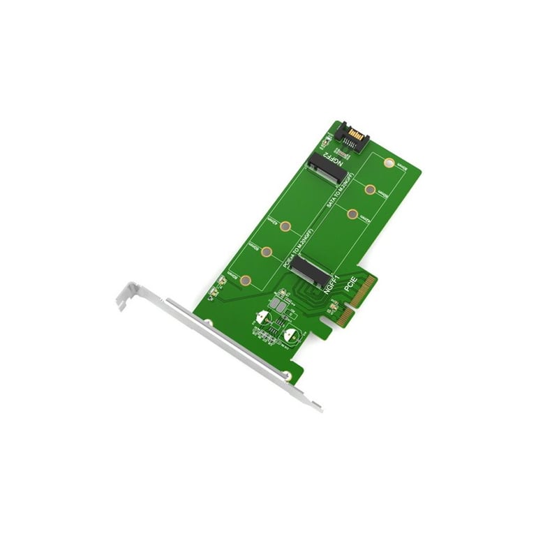 Контролер Maiwo Multi-Size PCIex4 & SATA to M.2 (M-Key or B-key) KT015 SSD (45774) - фото 1