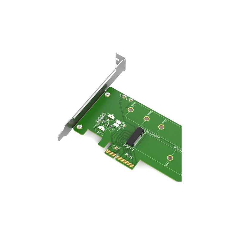 Контролер Maiwo Multi-Size PCIex4 & SATA to M.2 (M-Key or B-key) KT015 SSD (45774) - фото 5
