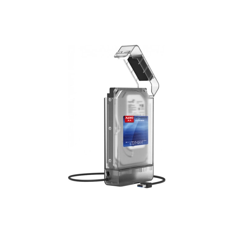 Кишеня зовнішня Maiwo K104A USB 3.0 - SATA III, с блоком питания 12В/2А (K10435) - фото 1