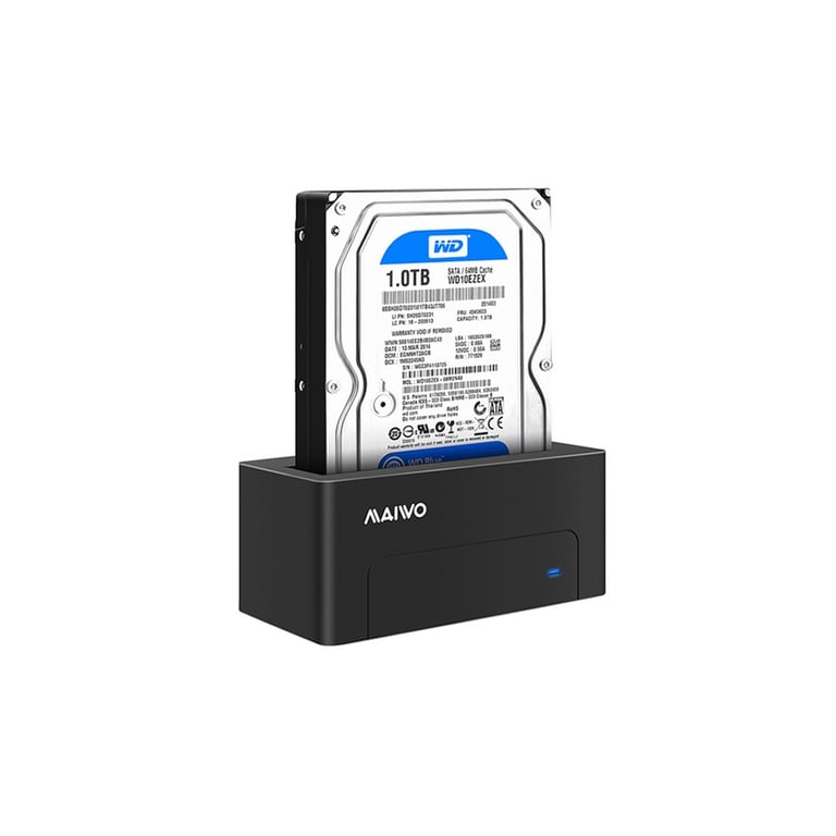 Док-станція для накопичувачів Maiwo HDD 2.5"/3.5" SATA/SSD USB 3.0 (K308P) - фото 1