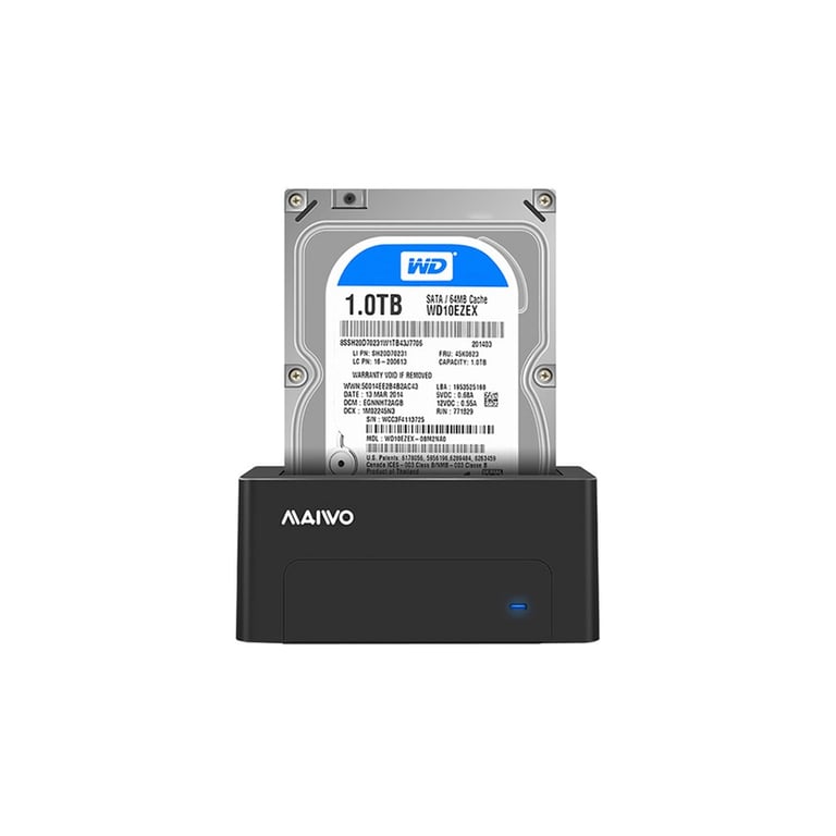 Док-станція для накопичувачів Maiwo HDD 2.5"/3.5" SATA/SSD USB 3.0 (K308P) - фото 2