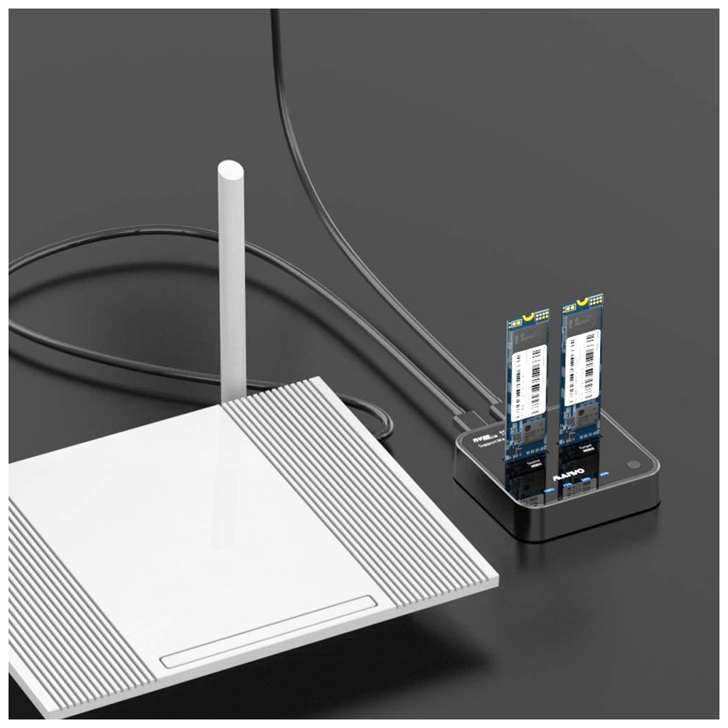 Док-станція для накопичувачів Maiwo 2*NVMe M.2 SSD Key M/B+M USB 3.1 Gen2 Type-C (K3016P) - фото 5 Док-станція для накопичувачів Maiwo 2*NVMe M.2 SSD Key M/B+M USB 3.1 Gen2 Type-C (K3016P) - фото 5