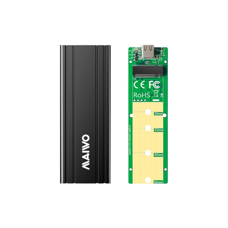 Кишеня зовнішня Maiwo M.2 SSD NVMe (PCIe) USB3.1 GEN2 Type-C (K1686P) - фото 4