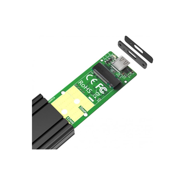 Кишеня зовнішня Maiwo M.2 SSD NVMe (PCIe) USB3.1 GEN2 Type-C (K1686P) - фото 5