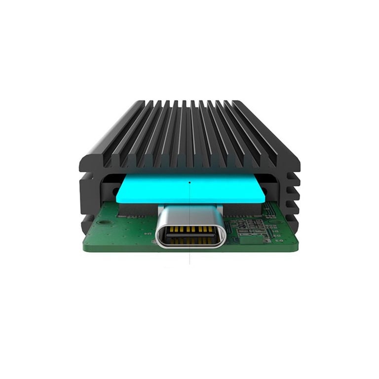 Кишеня зовнішня Maiwo M.2 SSD NVMe/SATA combo USB3.1 GEN2 Type-C al. (K1687P2) - фото 3