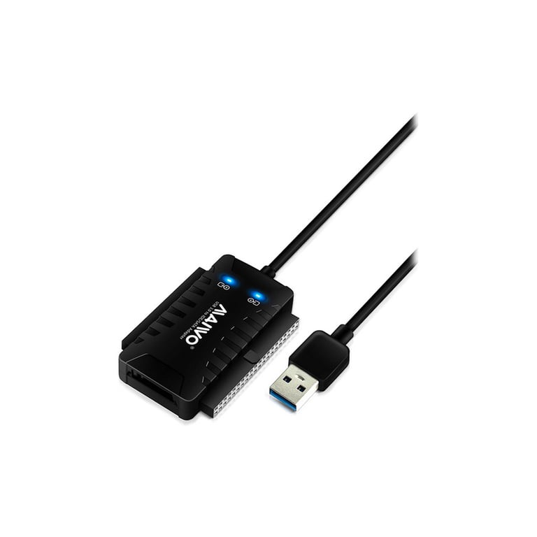 Адаптер Maiwo USB 3.0 to 2.5/3.5'' IDE/SATA HDD/SSD, 5.25'' CD-R, PA 2V/2A (K132U3IS) - фото 1