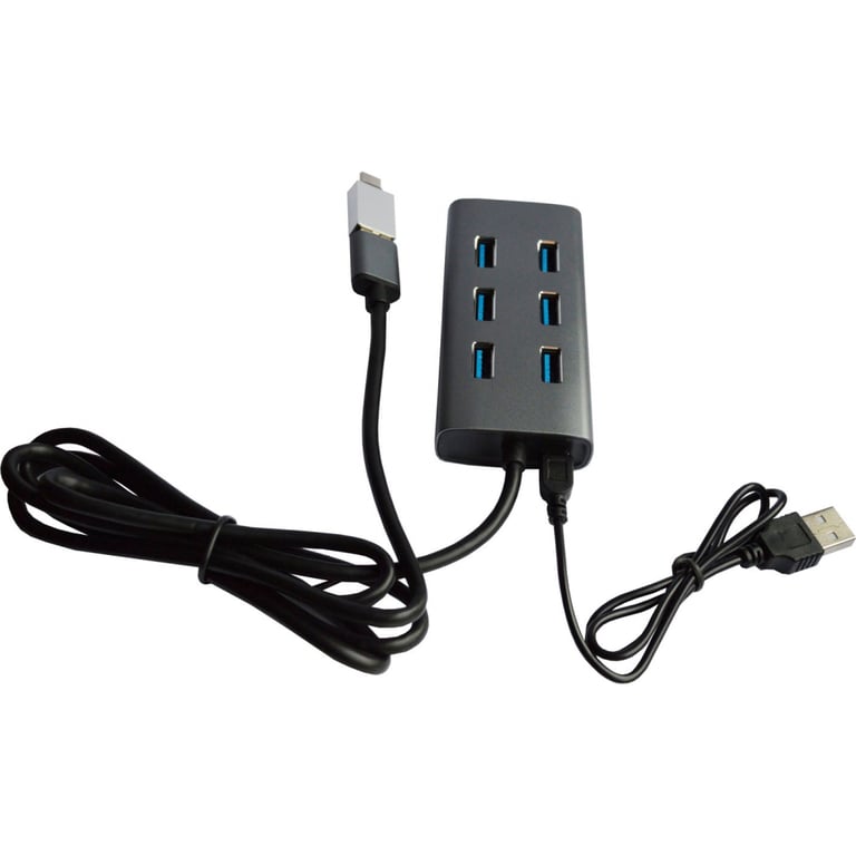Концентратор Maiwo USB 3.0 Type-A / Type-C to 7х USB3.0 (KH700) - фото 2