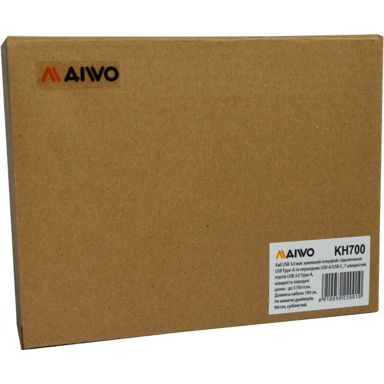 Концентратор Maiwo USB 3.0 Type-A / Type-C to 7х USB3.0 (KH700) - фото 4