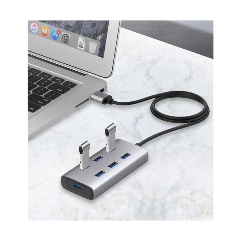 Концентратор Maiwo USB 3.0 Type-A / Type-C to 7х USB3.0 (KH700) - фото 7
