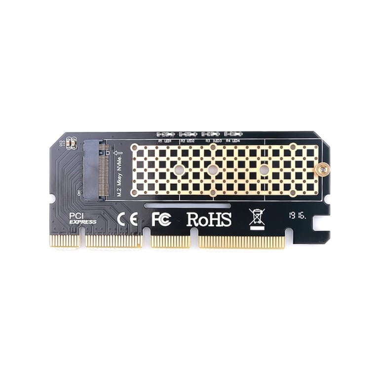 Контролер Maiwo M.2 NVMe M-key SSD 22*30mm, 22*42mm, 22*60mm, 22*80mm to PCI (KT046) - фото 1
