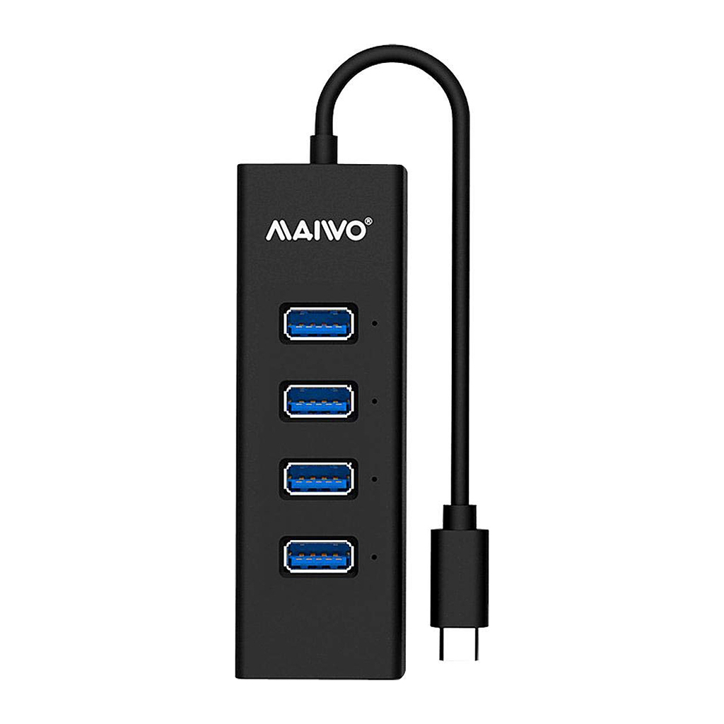 Концентратор Maiwo USB Type-C to 4х USB3.0 cable 15 cm (KH304C) - фото 1 Концентратор Maiwo USB Type-C to 4х USB3.0 cable 15 cm (KH304C) - фото 1