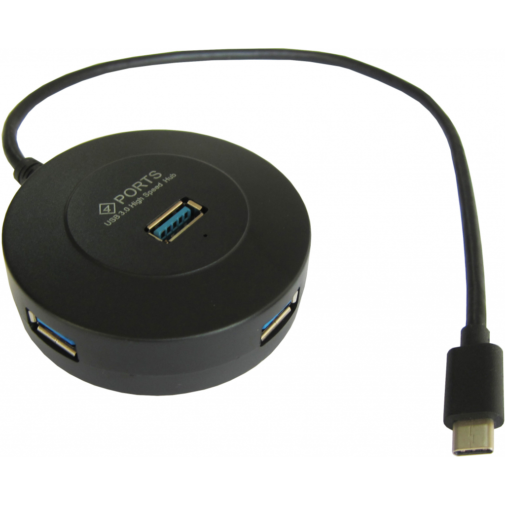 Концентратор Maiwo USB 3.1 Type-C - 4 port USB 3.0 Type-А, cable 30 cm (KH304) - головне фото