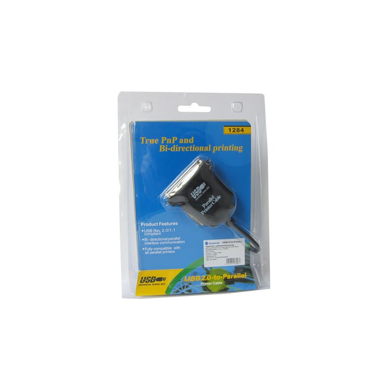 Кабель для передачі даних Dynamode USB to LPT 1.8m (USB2.0-to-Parallel) - фото 5