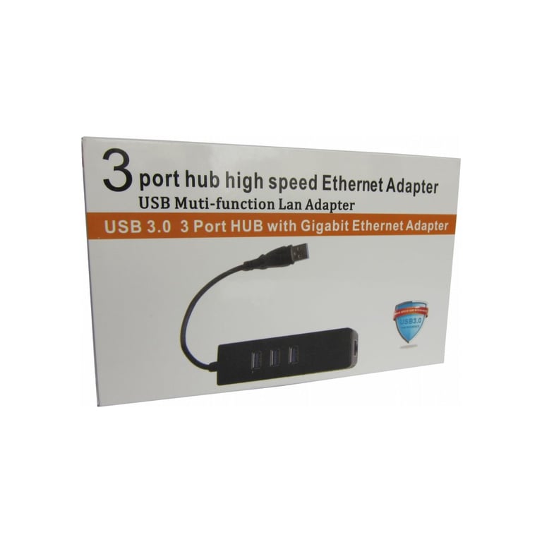 Концентратор Dynamode USB 3.0 Type-A - RJ45 Gigabit Lan, 3*USB 3.0 (USB3.0-Type-A-RJ45-HUB3) - фото 4