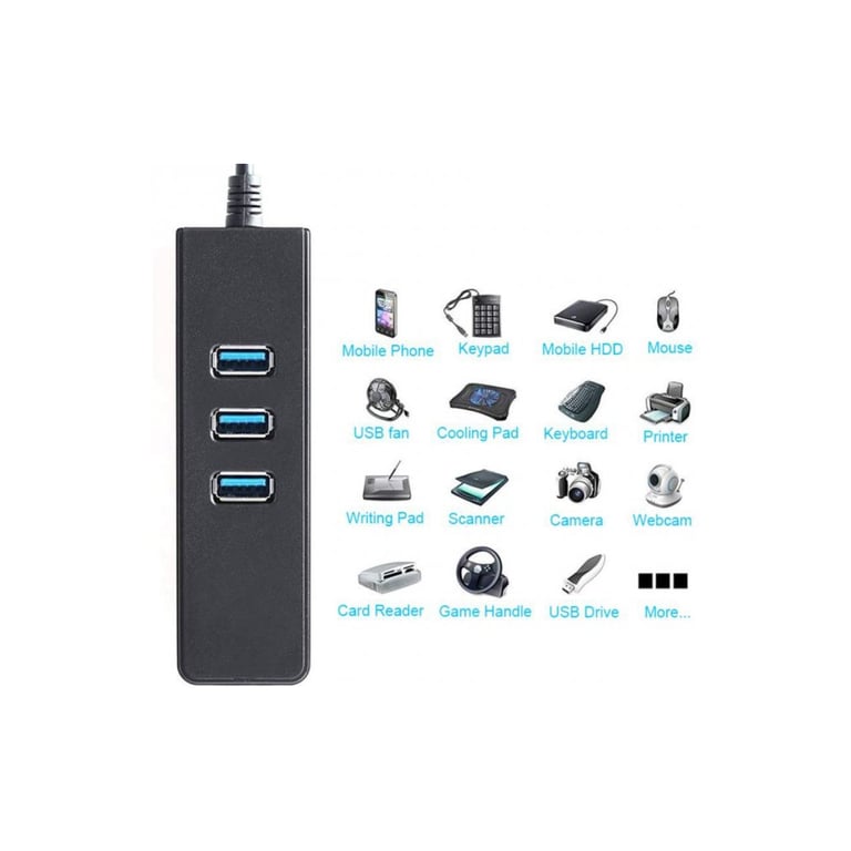 Концентратор Dynamode USB 3.0 Type-A - RJ45 Gigabit Lan, 3*USB 3.0 (USB3.0-Type-A-RJ45-HUB3) - фото 8