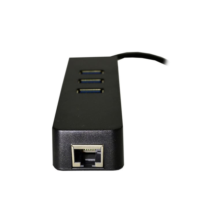 Перехідник Dynamode USB 3.1 Type-C - RJ45 Gigabit Lan, 3*USB 3.0 (USB3.1-TypeC-RJ45-HUB3) - фото 2