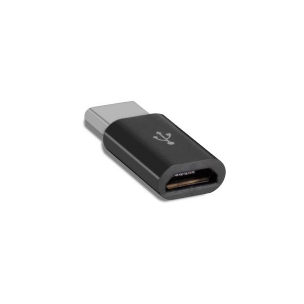 Перехідник Type-C to Micro USB Lapara (LA-Type-C-MicroUSB-adaptor black) - фото 2 Перехідник Type-C to Micro USB Lapara (LA-Type-C-MicroUSB-adaptor black) - фото 2