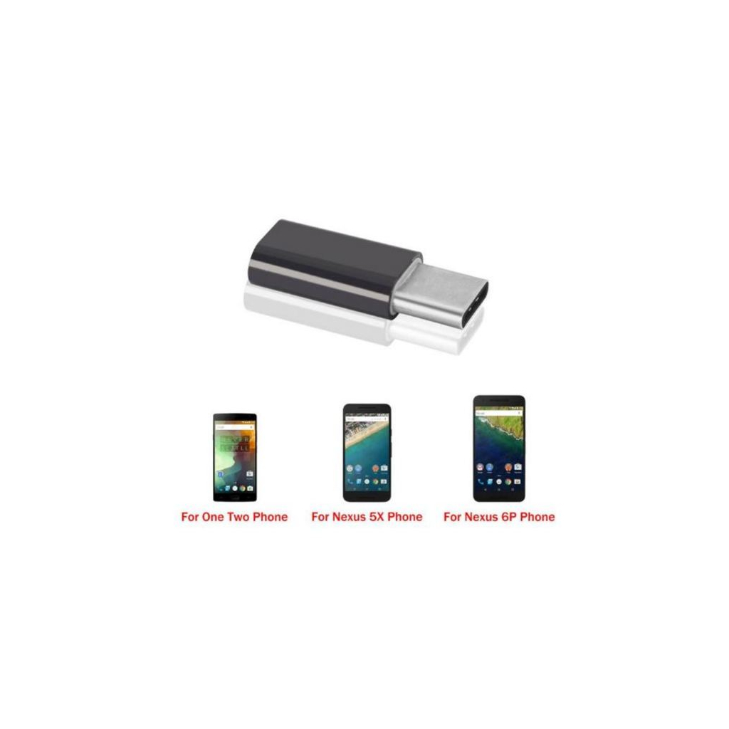 Перехідник Type-C to Micro USB Lapara (LA-Type-C-MicroUSB-adaptor black) - фото 5 Перехідник Type-C to Micro USB Lapara (LA-Type-C-MicroUSB-adaptor black) - фото 5