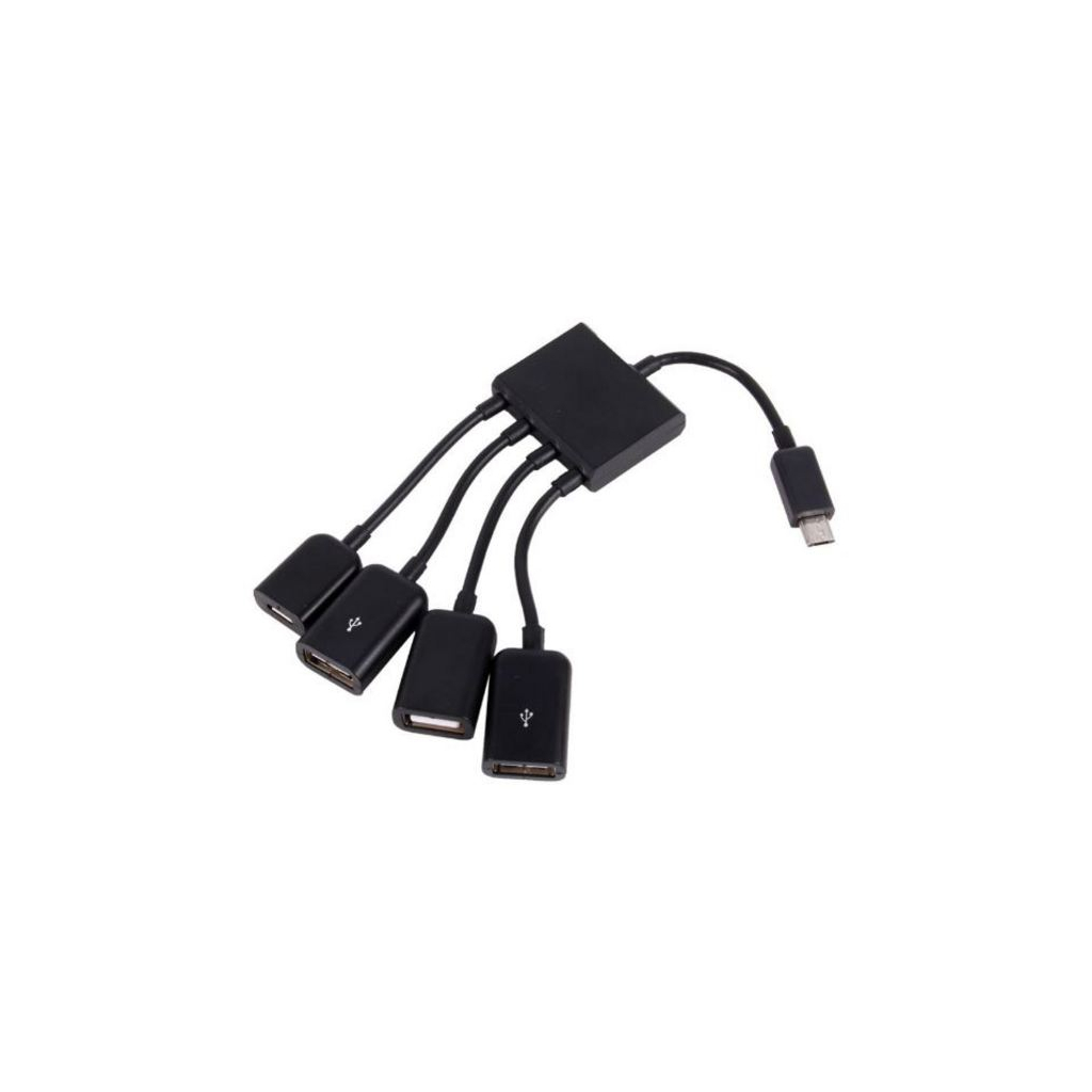 Концентратор Lapara LA-MicroUSB-OTG-HUB black - фото 3 Концентратор Lapara LA-MicroUSB-OTG-HUB black - фото 3