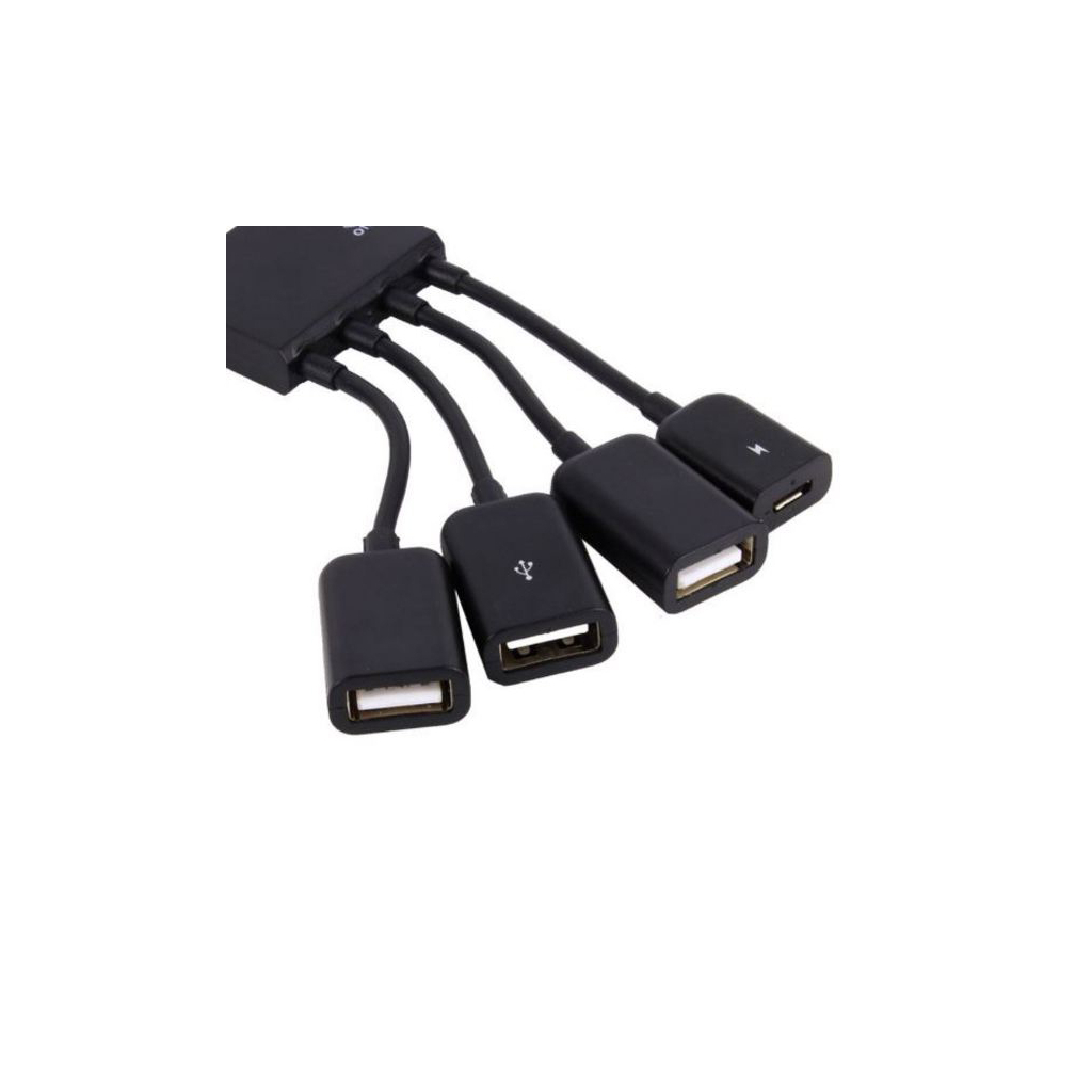 Концентратор Lapara LA-MicroUSB-OTG-HUB black - фото 4 Концентратор Lapara LA-MicroUSB-OTG-HUB black - фото 4