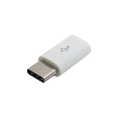 Перехідник Lapara USB 3.1 Type-C male to Micro USB female OTG (LA-Type-C-MicroUSB-adaptor white) - фото 1