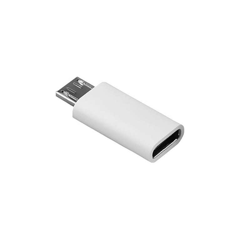 Перехідник Lapara Micro USB Male to USB 3.1 Type-C Female white (LA-MaleMicroUSB-TypeC-Female white) - фото 1