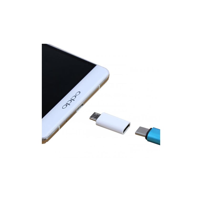Перехідник Lapara Micro USB Male to USB 3.1 Type-C Female white (LA-MaleMicroUSB-TypeC-Female white) - фото 3