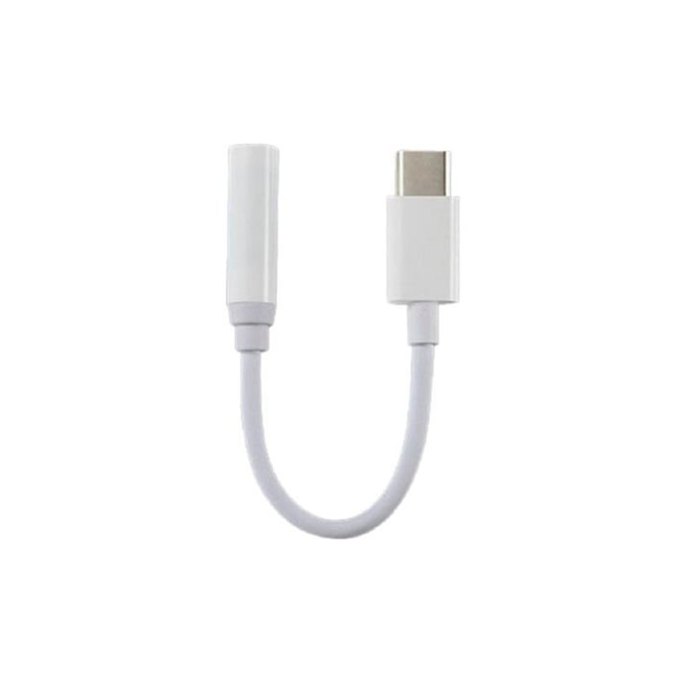Перехідник Lapara USB Type-C Male - Audio AUX mini jack 3,5 mm Female (LA-Type-C-Audio-3.5mm white) - фото 3