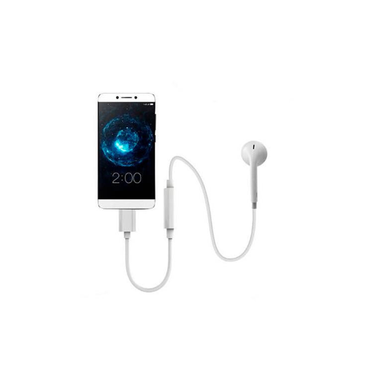 Перехідник Lapara USB Type-C Male - Audio AUX mini jack 3,5 mm Female (LA-Type-C-Audio-3.5mm white) - фото 4