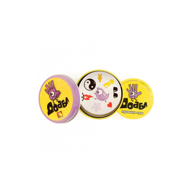Настільна гра Аsmodee Dobble. Spot It! укр. (345/DOBB07UA) - фото 2