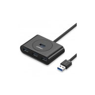 Концентратор Ugreen 4-port 1m USB 3.0 Active CR113 black (20291) - фото 1